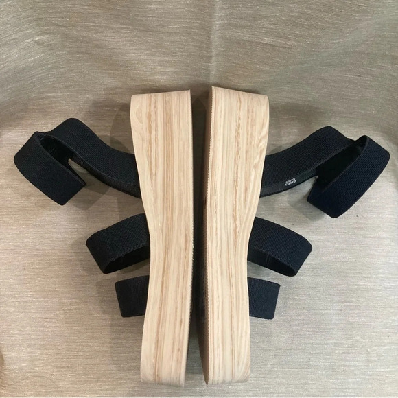 LUCKY BRAND  Sz 9.5 Samella Platform Sole Elasticized Straps Slip On Sandals NEW - Picture 7 of 12